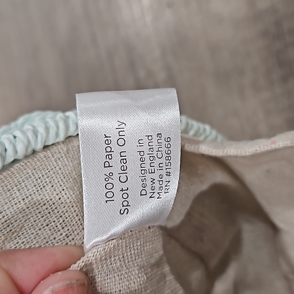 Mia & tess sea glass green round rattan purse - Picture 10 of 11